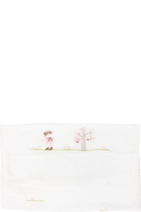 Piccola Giuggiola Accessories & Gifts for Baby Girls Piccola Giuggiola Cotton Knit Blanket