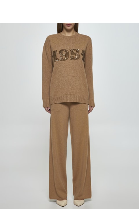 Sweaters for Women Max Mara Plata Wool And Cashmere Sweater