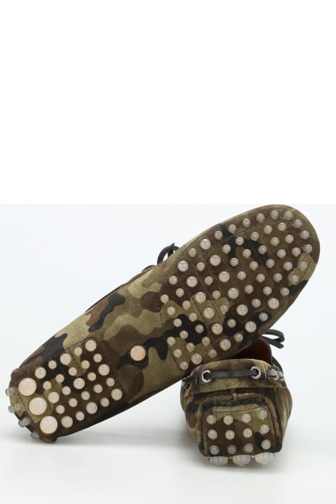 Camouflage Driving Moccasins Car Shoe