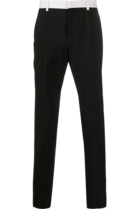 Valentino Pants for Men Valentino Contrast Panel Trousers