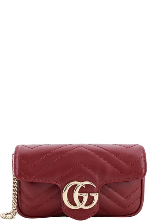 Gucci Shoulder Bags for Women Gucci Gg Marmont Matelassé Super Mini Shoulder Bag