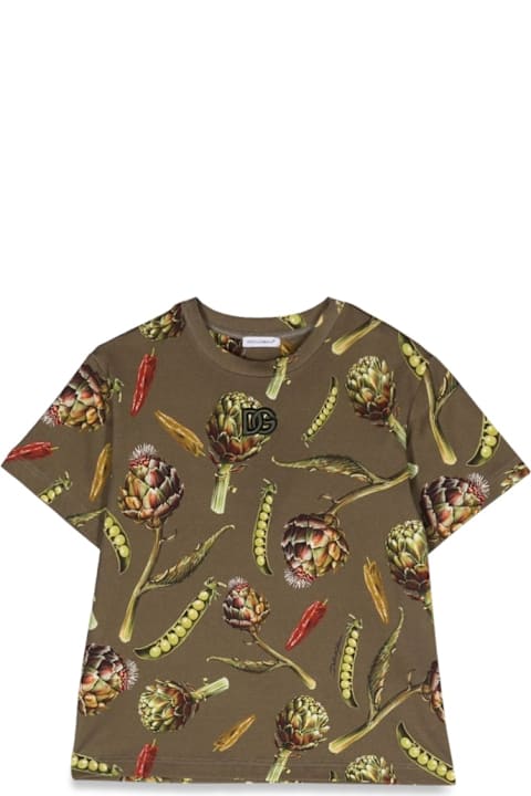 Dolce & Gabbana T-Shirts & Polo Shirts for Boys Dolce & Gabbana T-shirt M/c Gardener