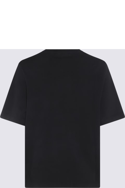Fashion for Women Maison Kitsuné Black Cotton T-shirt