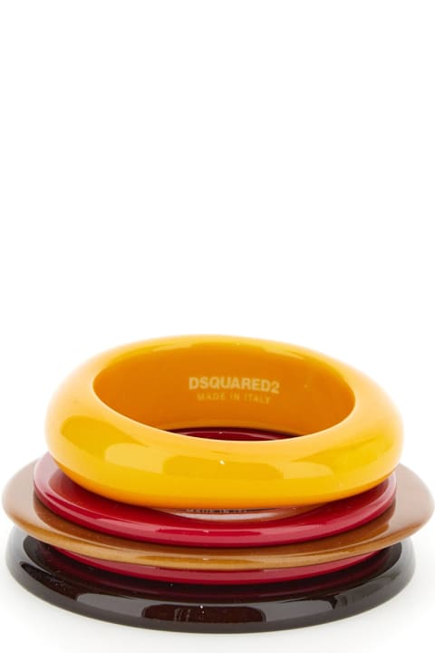 Jewelry for Women Dsquared2 Journey Charm Cuffs Set