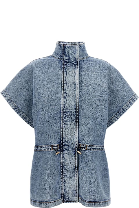 Fabiana Filippi Coats & Jackets for Women Fabiana Filippi Denim Cape