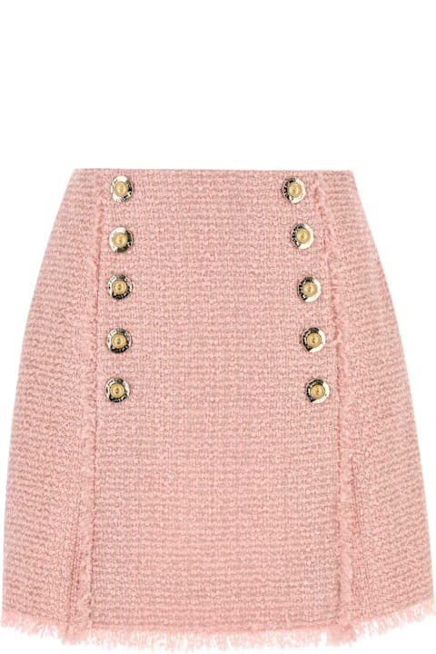 Homeware Balmain Pink Tweed Skirt