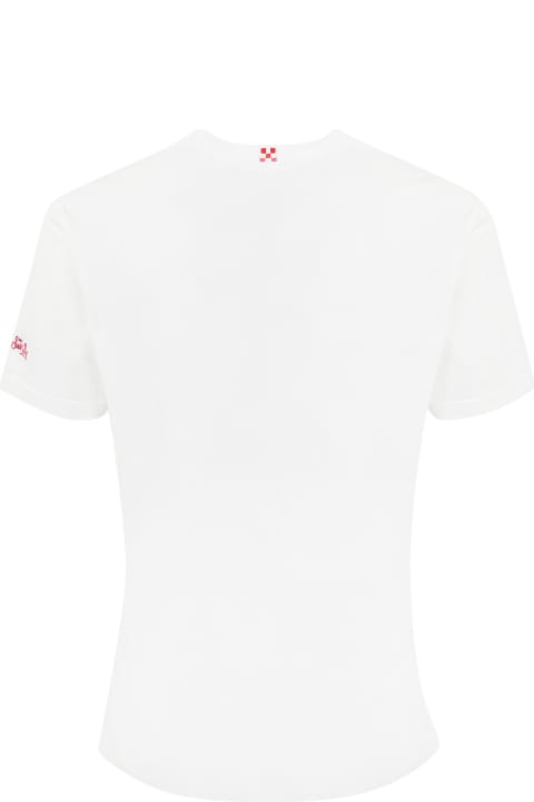 MC2 Saint Barth Topwear for Men MC2 Saint Barth T-shirt With "beverly Hills Habitue" Embroidery