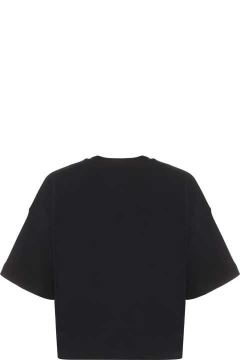 Topwear for Women Moncler Cotton Crew-neck T-shirt