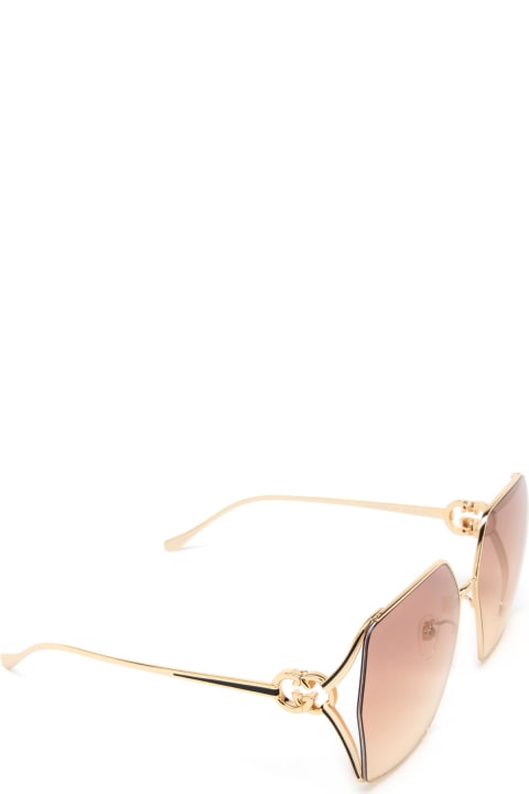 Gucci Eyewear Eyewear for Women Gucci Eyewear Gg1322sa Gold Sunglasses