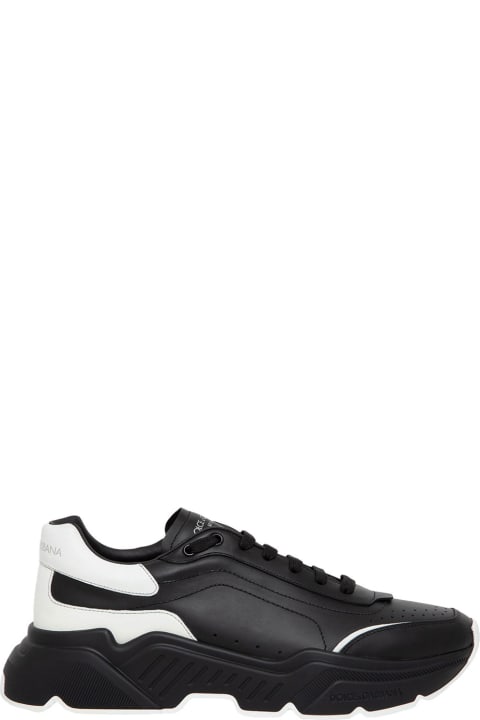 Shoes for Men Dolce & Gabbana Daymaster Black Leather Sneakers