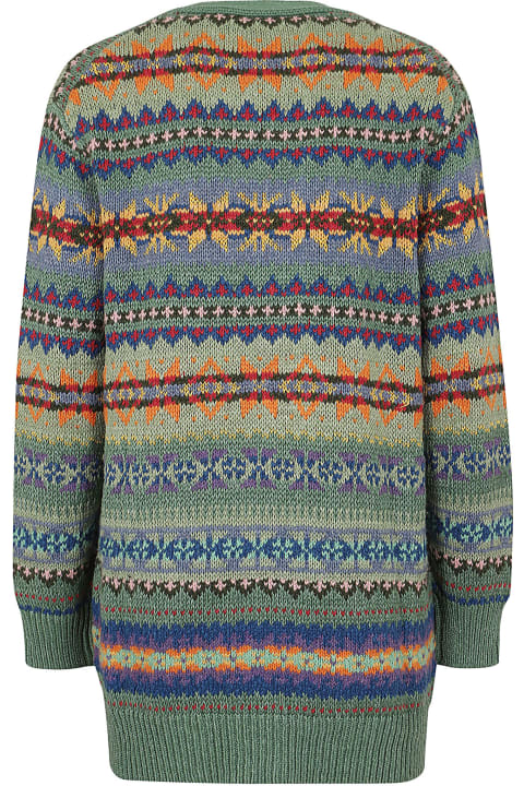 Polo Ralph Lauren Sweaters for Women Polo Ralph Lauren Fairisle Crd-long Sleeve-cardigan
