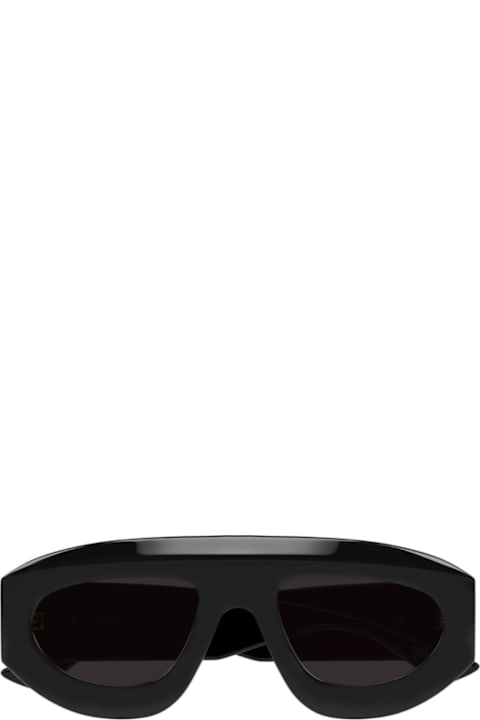 Bottega Veneta Eyewear Eyewear for Men Bottega Veneta Eyewear Bottega Veneta Bv1358s Linea Ribbon 001 Black Grey Sunglasses