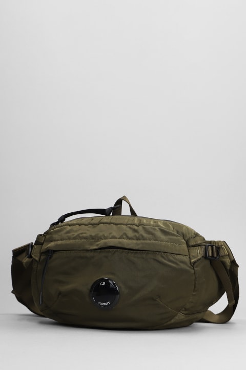 Shoulder Bags for Men C.P. Company Nylon B Waist Bag In Green Polyamide