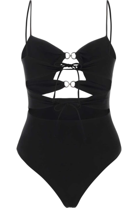 Nensi Dojaka Swimwear for Women Nensi Dojaka Black Stretch Polyester Swimsuit