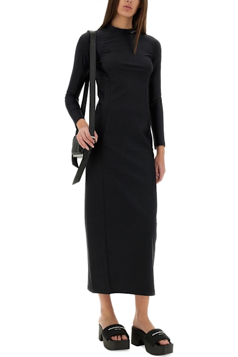 T by Alexander Wang فساتين لـ السيدات T by Alexander Wang Long Dress With Logo