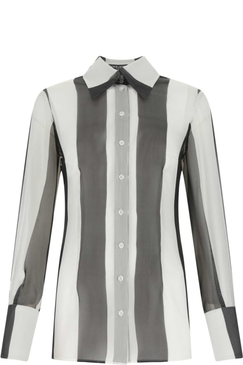 ウィメンズ トップス Dolce & Gabbana Printed Silk Shirt