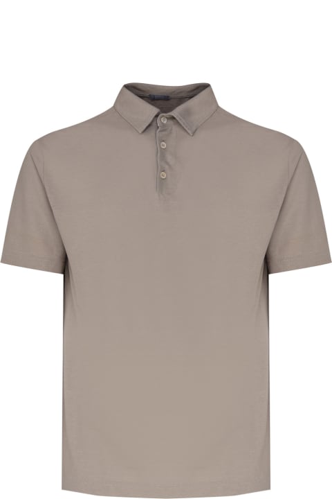 Zanone Clothing for Men Zanone Cotton Polo T-shirt