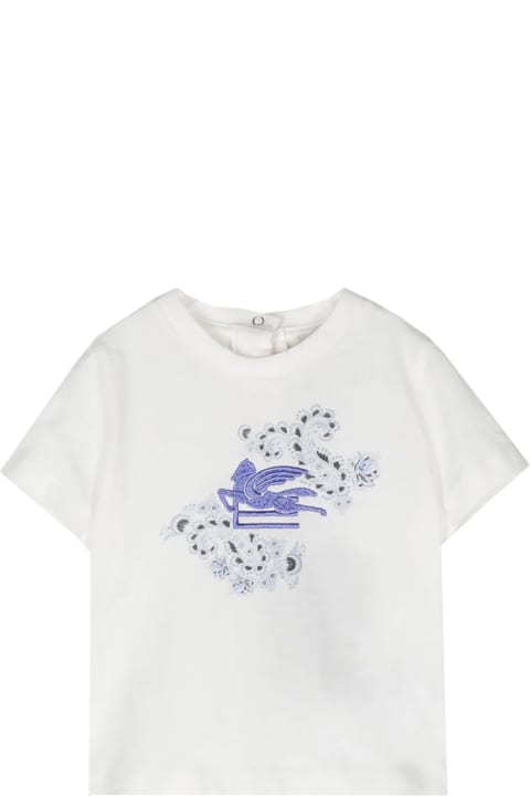 Sale for Baby Boys Etro T-shirt With Pegaso And Paisley