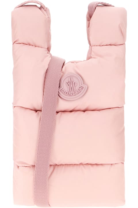 Moncler Shoulder Bags for Women Moncler Pink Nylon Legere Crossbody Bag