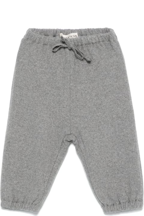 Babe & Tess لـ Kids Babe & Tess Gray Trousers Baby Boy