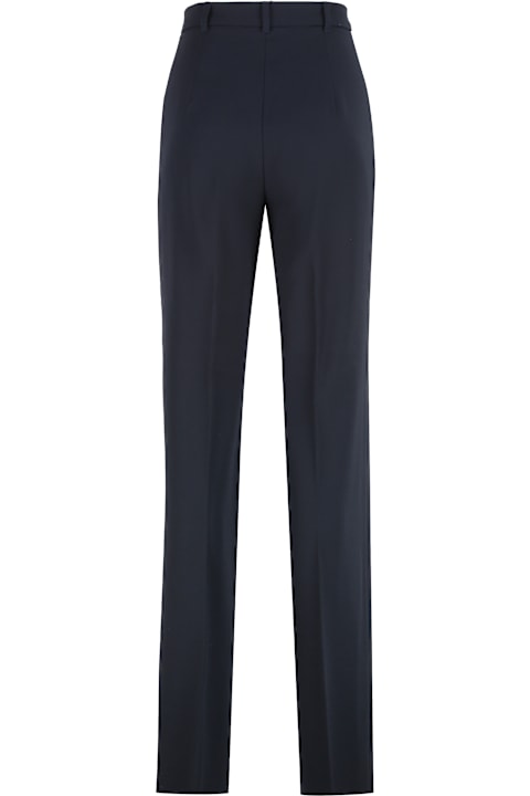Max Mara Studio سراويل طويلة وقصيرة لـ السيدات Max Mara Studio Quasar Virgin Wool Trousers