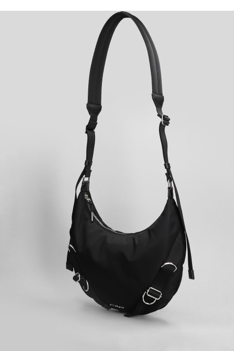 Givenchy Bags for Men Givenchy Voyou Shoulder Bag In Black Polyamide