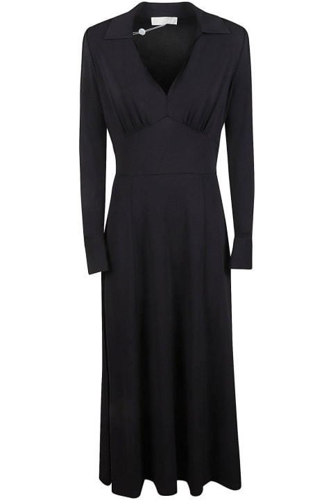 Michael Kors Dresses for Women Michael Kors V-neck Long-sleeved Maxi Dress