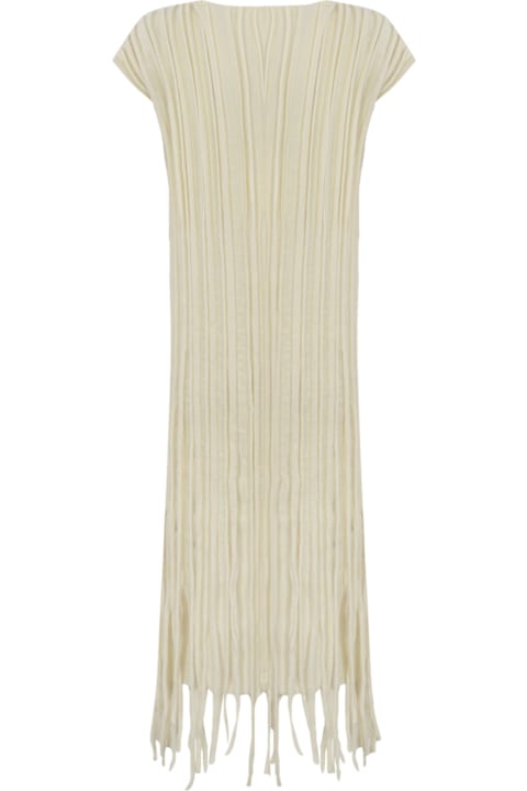 Liviana Conti Dresses for Women Liviana Conti Dress With Wool Fringes