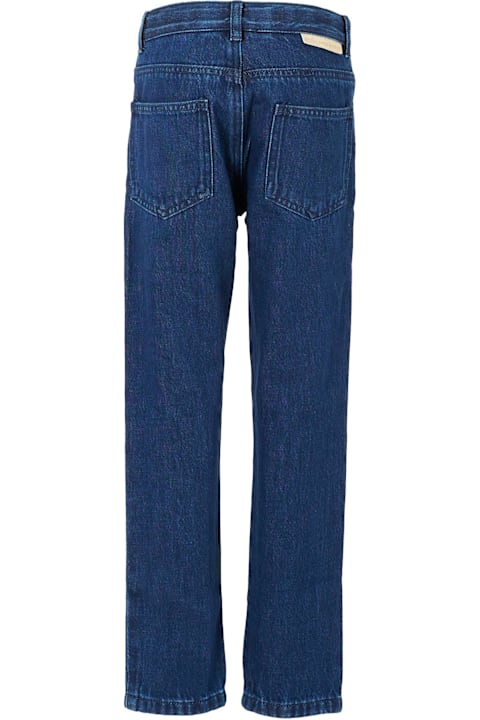 Fashion for Men Stella McCartney Kids Blue Jeans For Boy With Monster