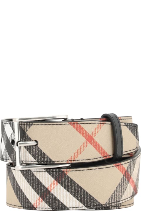 Burberry Belts for Men Burberry Archivio Check Belt