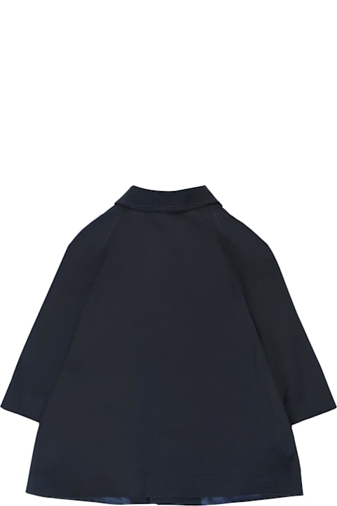 Fashion for Men Gucci Blue Coat For Babykids With Web Detail