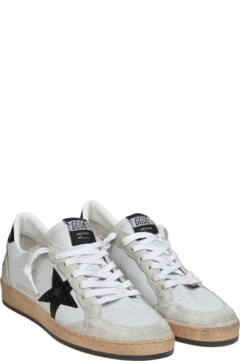 Fashion for Men Golden Goose Golden Goose Ballstar In Ice Color Leather And Suede