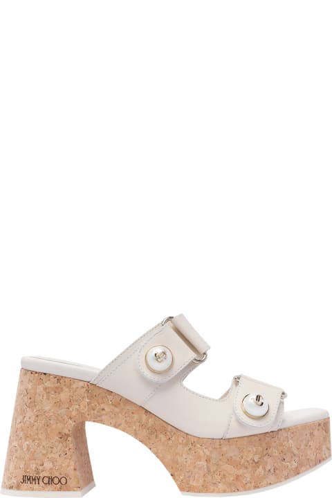أدوات منزلية Jimmy Choo Fayence Wedge Sandals