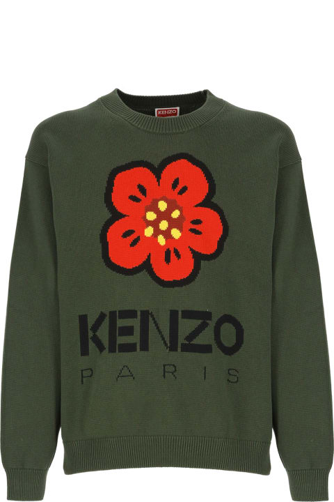 メンズ Kenzoのニットウェア Kenzo Boke Flower Sweater