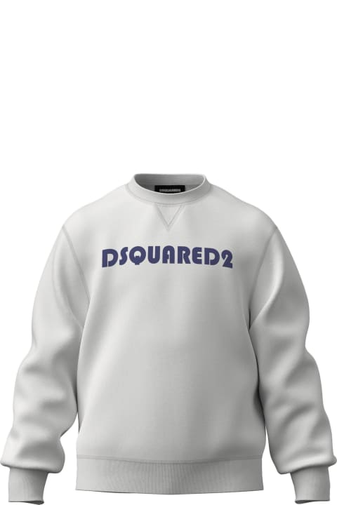 ボーイズ Dsquared2のニットウェア＆スウェットシャツ Dsquared2 Logo Printed Crewneck Sweatshirt