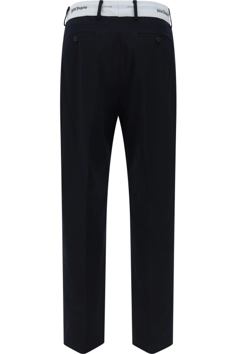 Palm Angels for Men Palm Angels Tailored Trousers With Contrast Waist