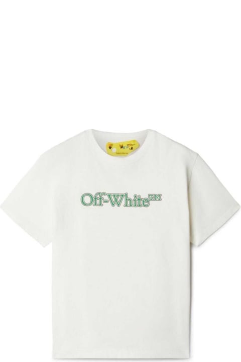 Off-White for Kids Off-White Big Bookish Tee S/s