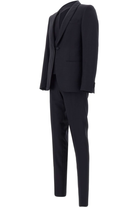 Corneliani for Men Corneliani Three-piece Fresh Wool Blend Suit