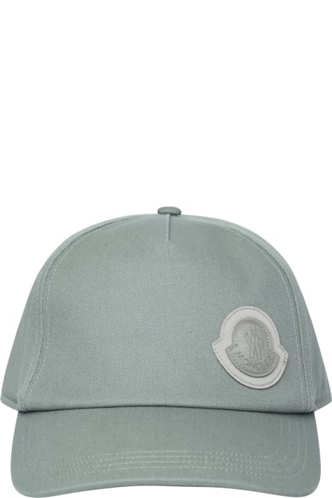 Moncler Sale for Women Moncler Green Cotton Hat