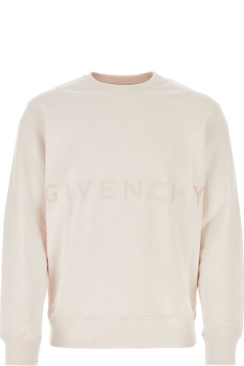 Givenchy Clothing for Men Givenchy Light Pink Cotton Sweatshirt