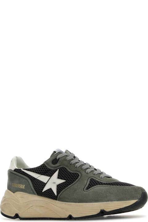 Golden Goose Sneakers Sale for Men Golden Goose Multicolor Suede And Mesh Running Sneakers