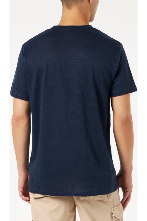 Homeware MC2 Saint Barth Man Linen Jersey T-shirt