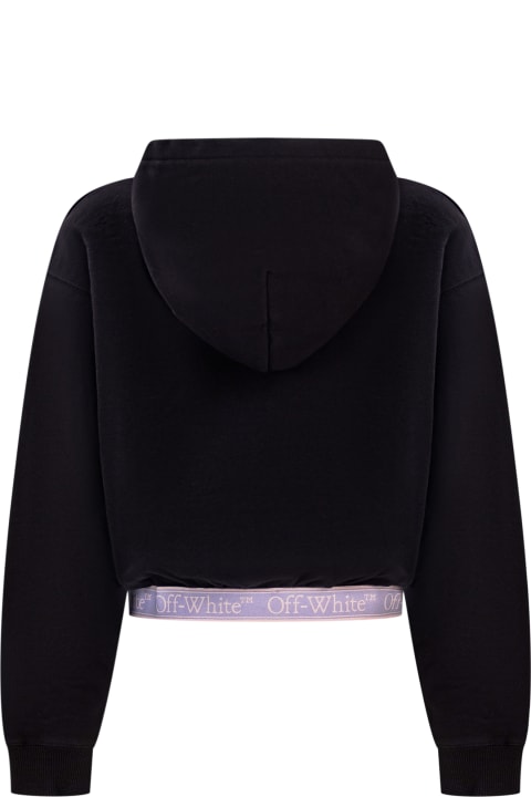 Topwear for Girls Off-White Bookish Logo Hoodie