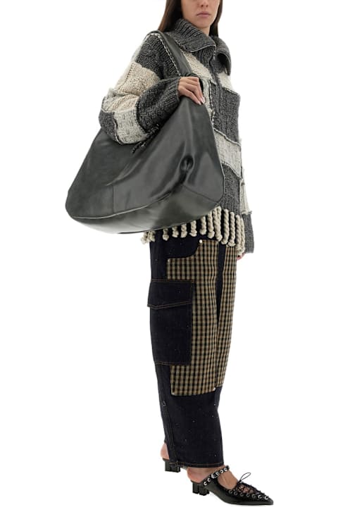 Ganni for Kids Ganni Patchwork Jersey With Bangs