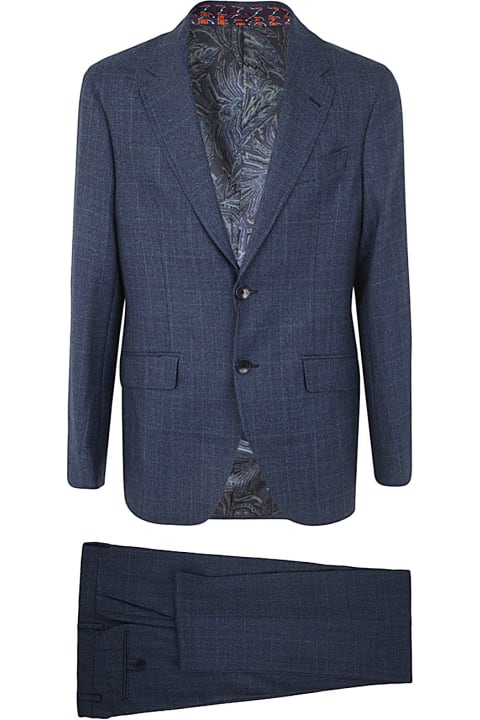 Fashion for Men Etro Roma Suit With Patch