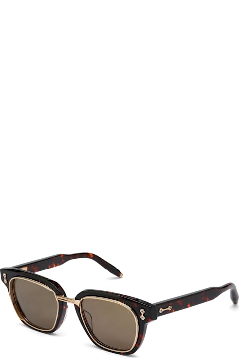 Akoni Eyewear for Men Akoni Apollo - Havana / Antique 12k Gold Sunglasses