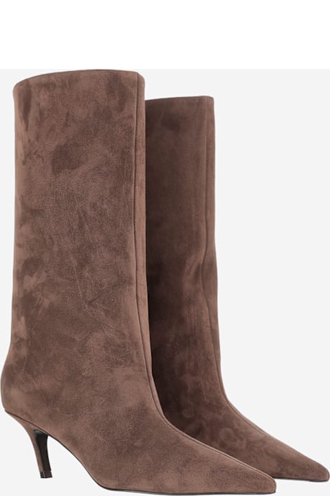 Homeware Amina Muaddi Fiona Suede Boots