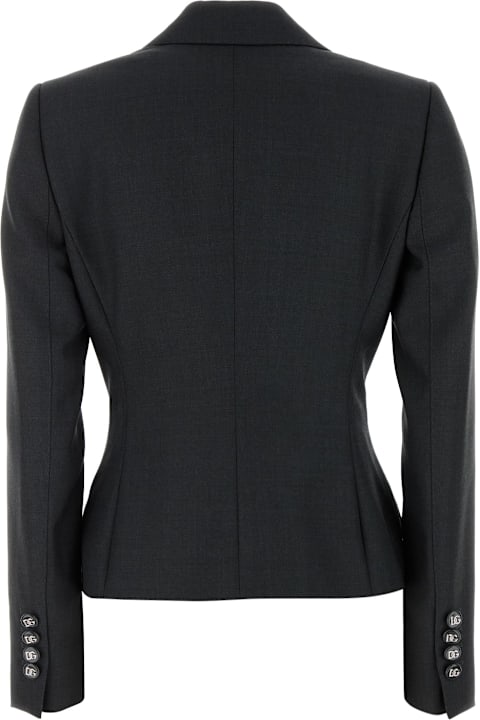 أدوات منزلية Dolce & Gabbana Dolce Double-breasted Jacket With Dg Logo Buttons