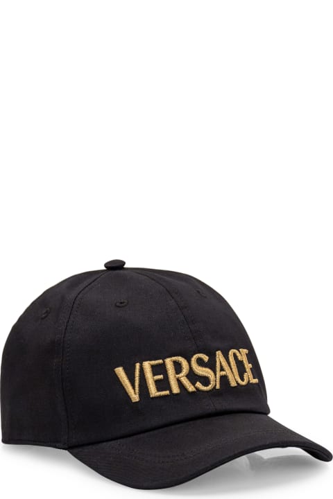 Hats for Men Versace Logo Baseball Cap