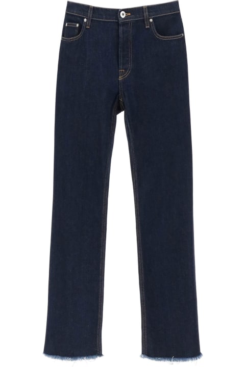 Jeans for Men Lanvin Jeans With Frayed Hem